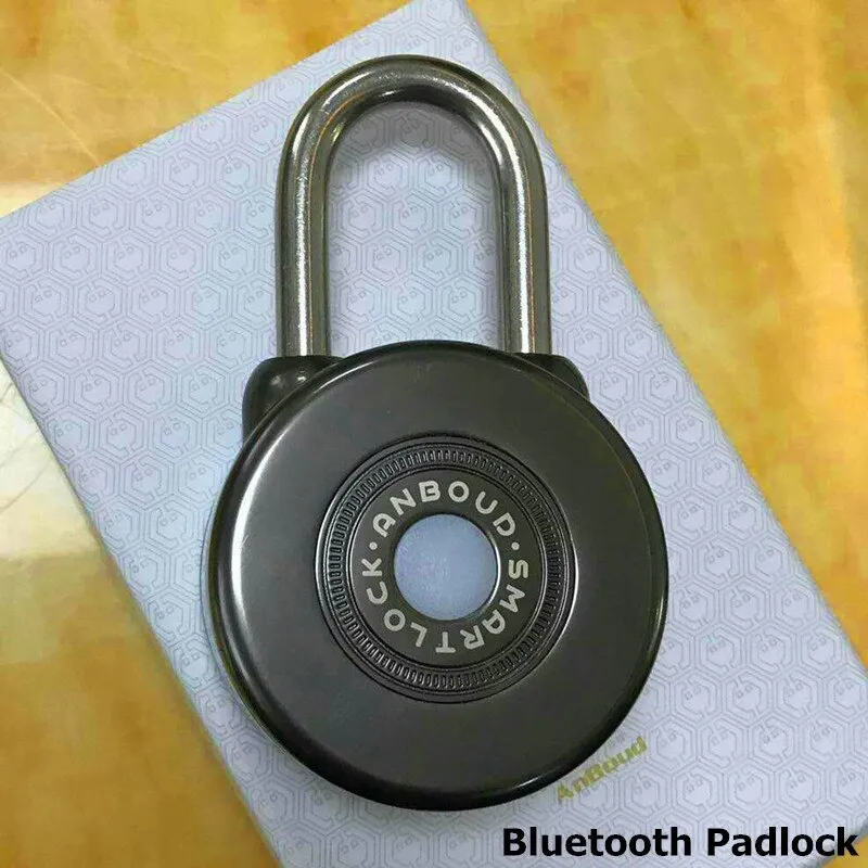 2019 Real Fechadura Digital Padlock Newest Bluetooth Smart Lock Anti Theft Alarm For Cycling Motorycle Door With App Control