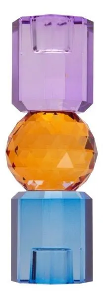 3 Tier Medium Crystal Candle Holder