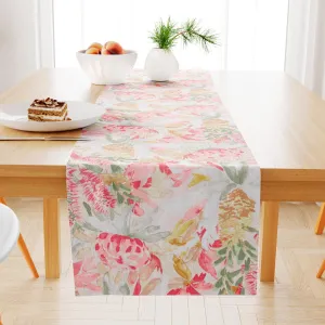 Anko Pastel Floral Table Runner | 150cm x 33cm | 100% Cotton | Pastel Colors Dining Decor | Table Accent for Special Occasions |Table Centerpiece, Decorative Cloth For Home, Cafe, Restaurants & Hotels