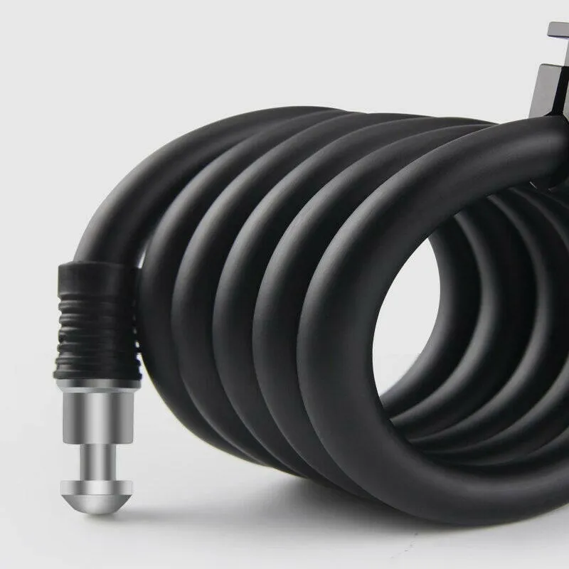 Anti-theft Alarm Lock 110 Decibels Convenient Thickened Security Anti-theft PVC Removable Battery Three Keys Bicycle Lock