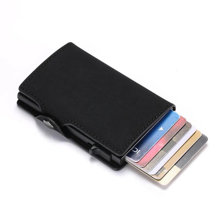 Anti-Theft Minimalist Card Holder Leather Unisex