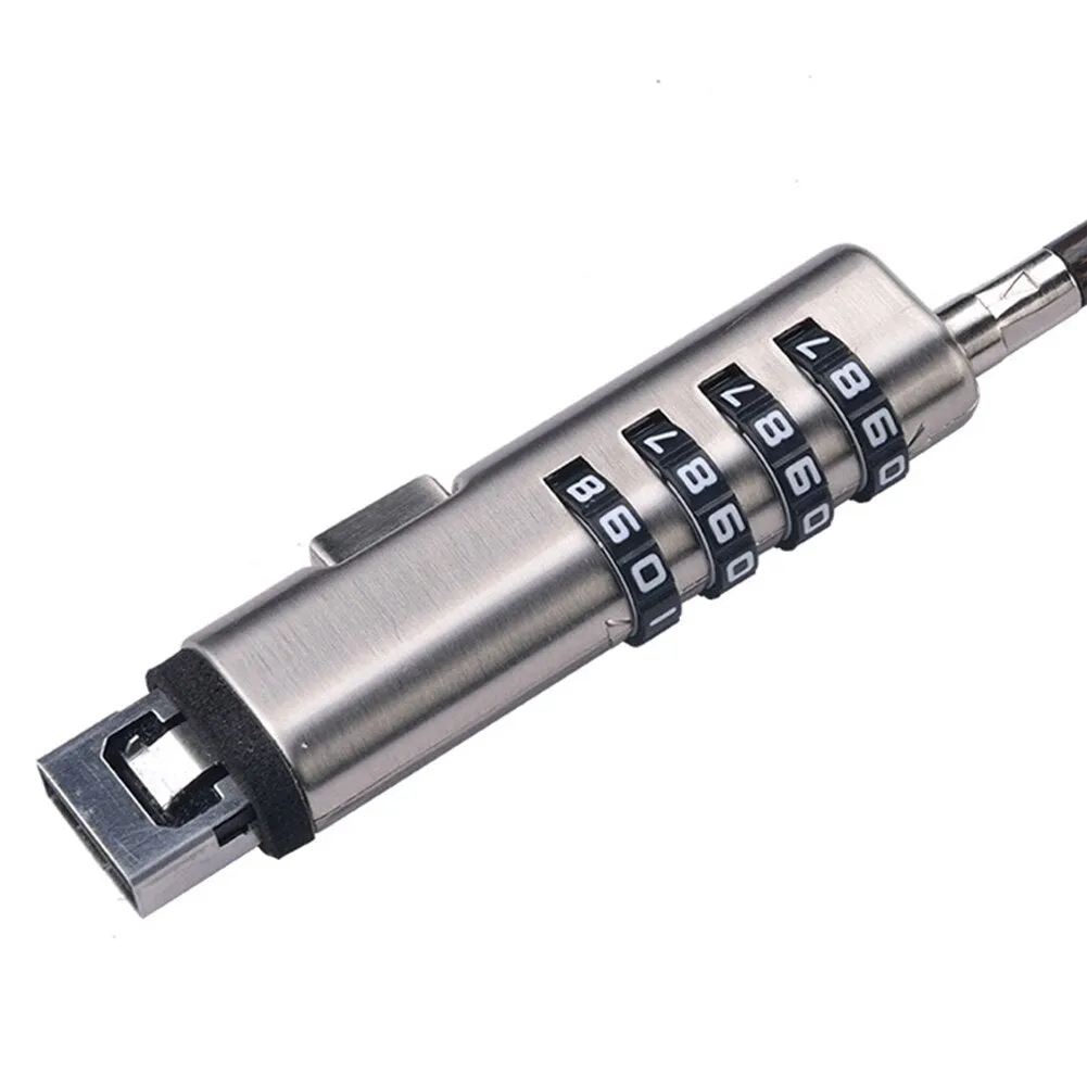 Anti Theft Security 4 Digit Password Protective Laptop Lock