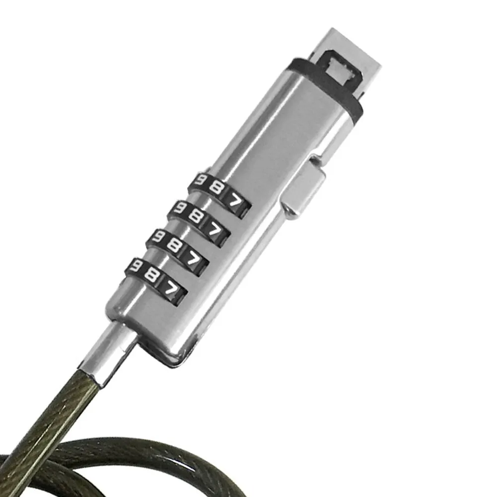 Anti Theft Security 4 Digit Password Protective Laptop Lock