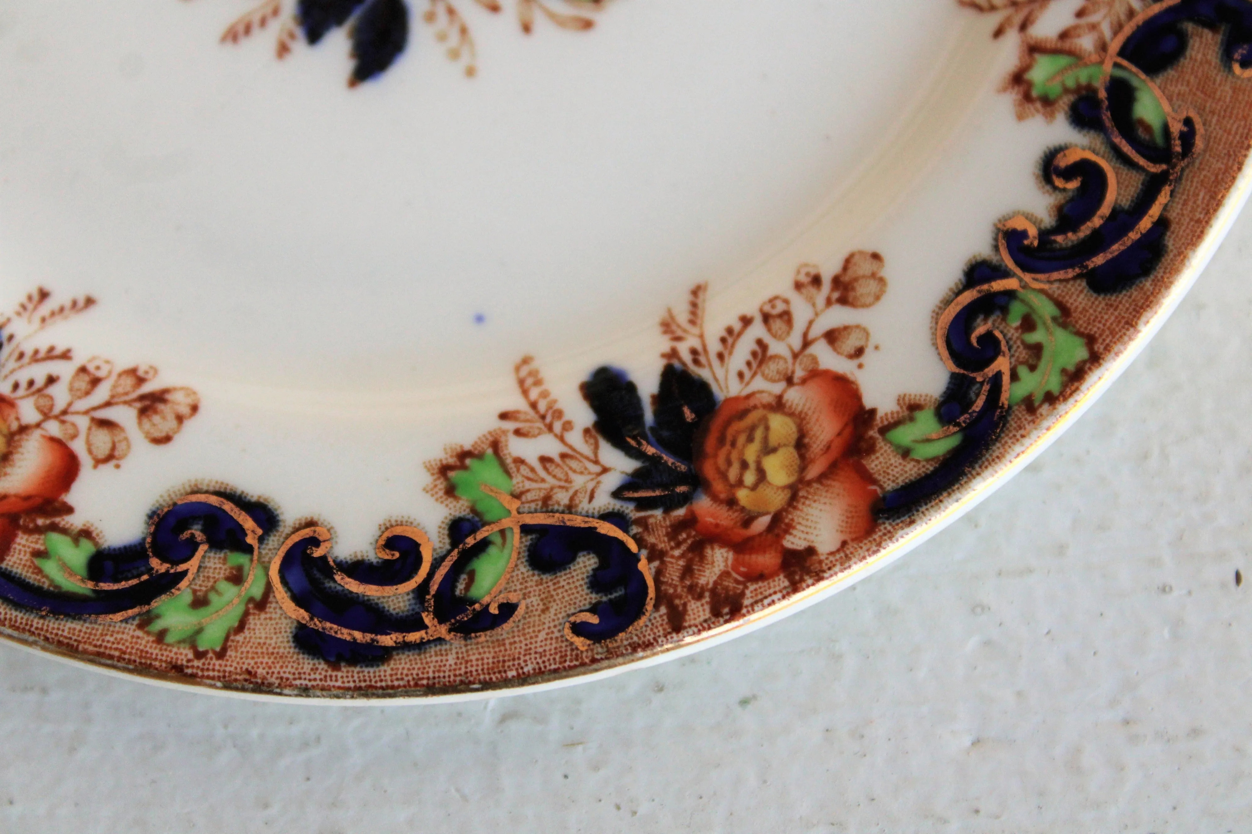 Antique 1900s John Maddock & Sons "Majestic" Bread Plate