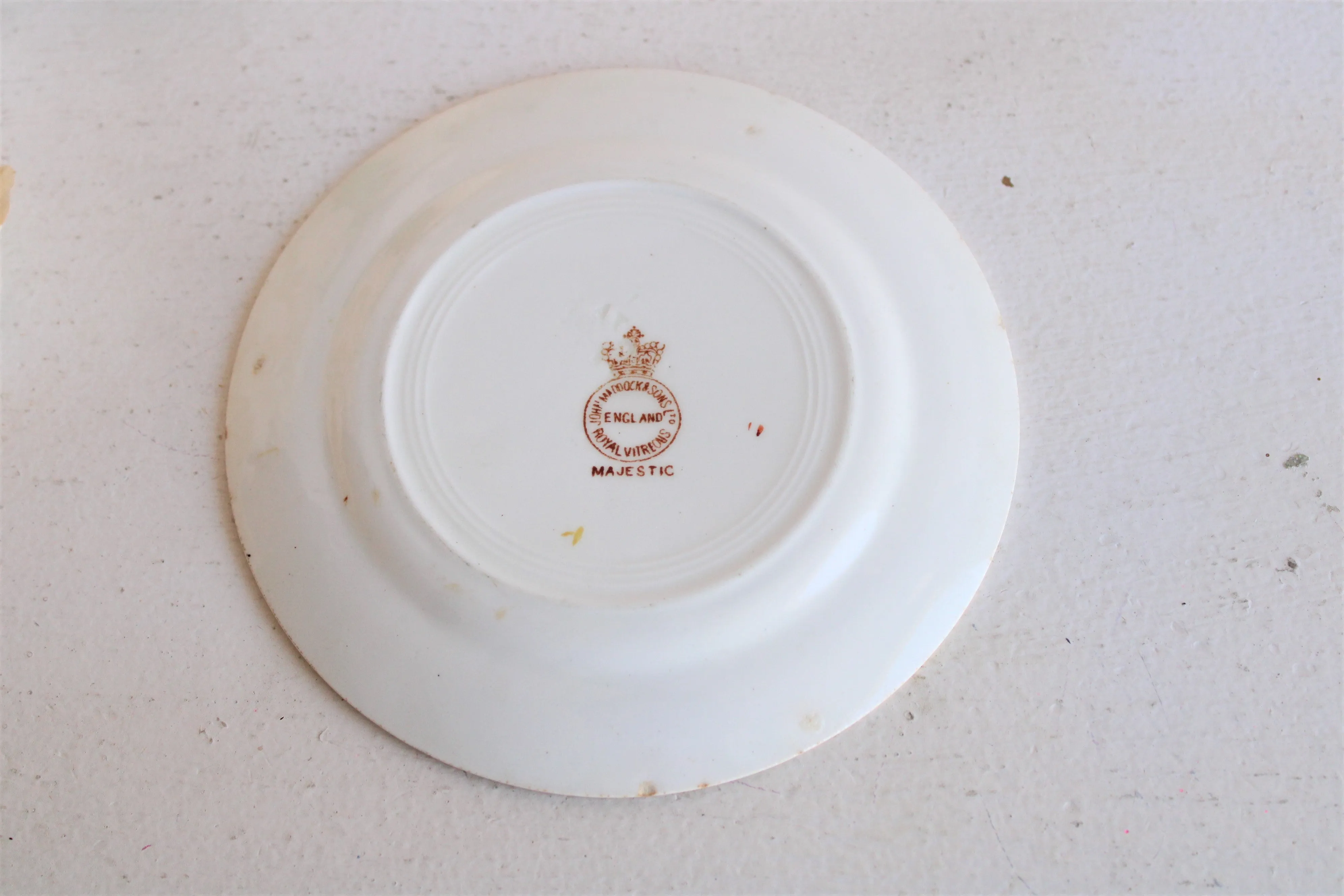 Antique 1900s John Maddock & Sons "Majestic" Bread Plate
