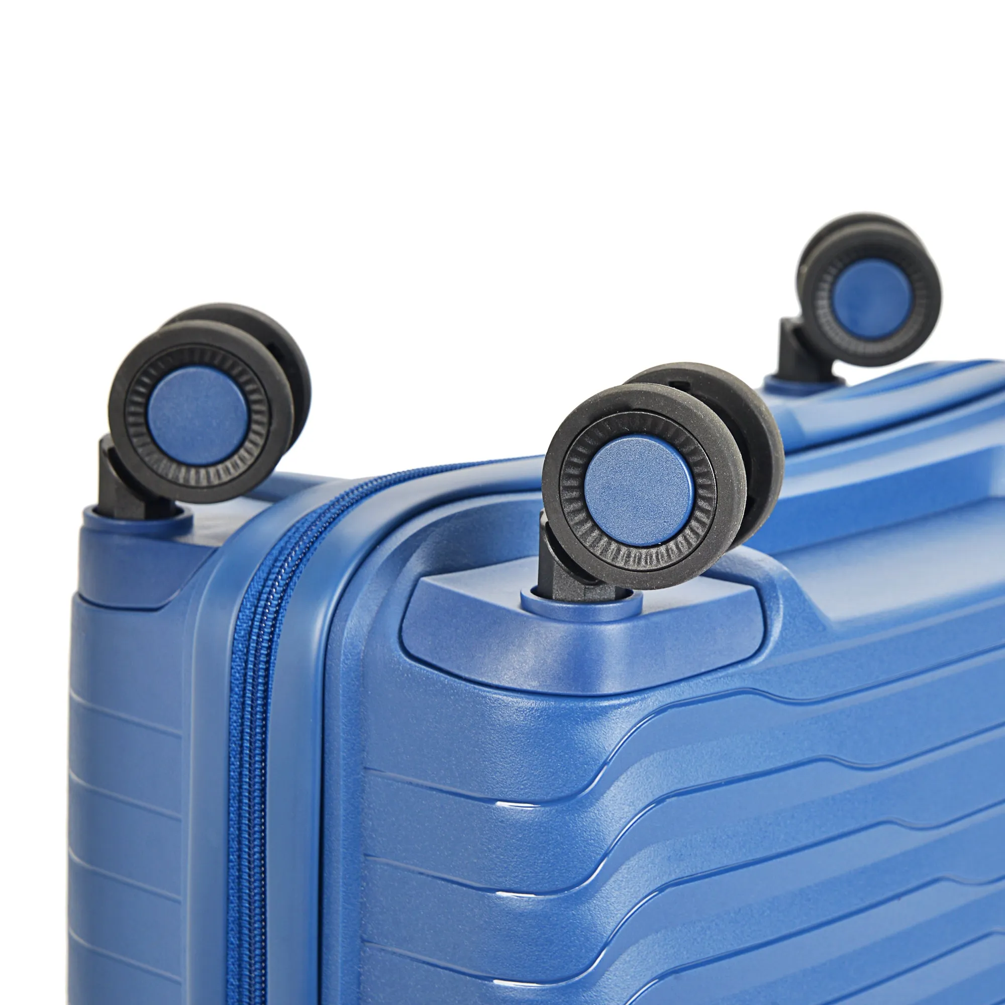 Bontour 'City' 4-wheeled suitcase with TSA lock, M Size 66x43x26 cm , blue