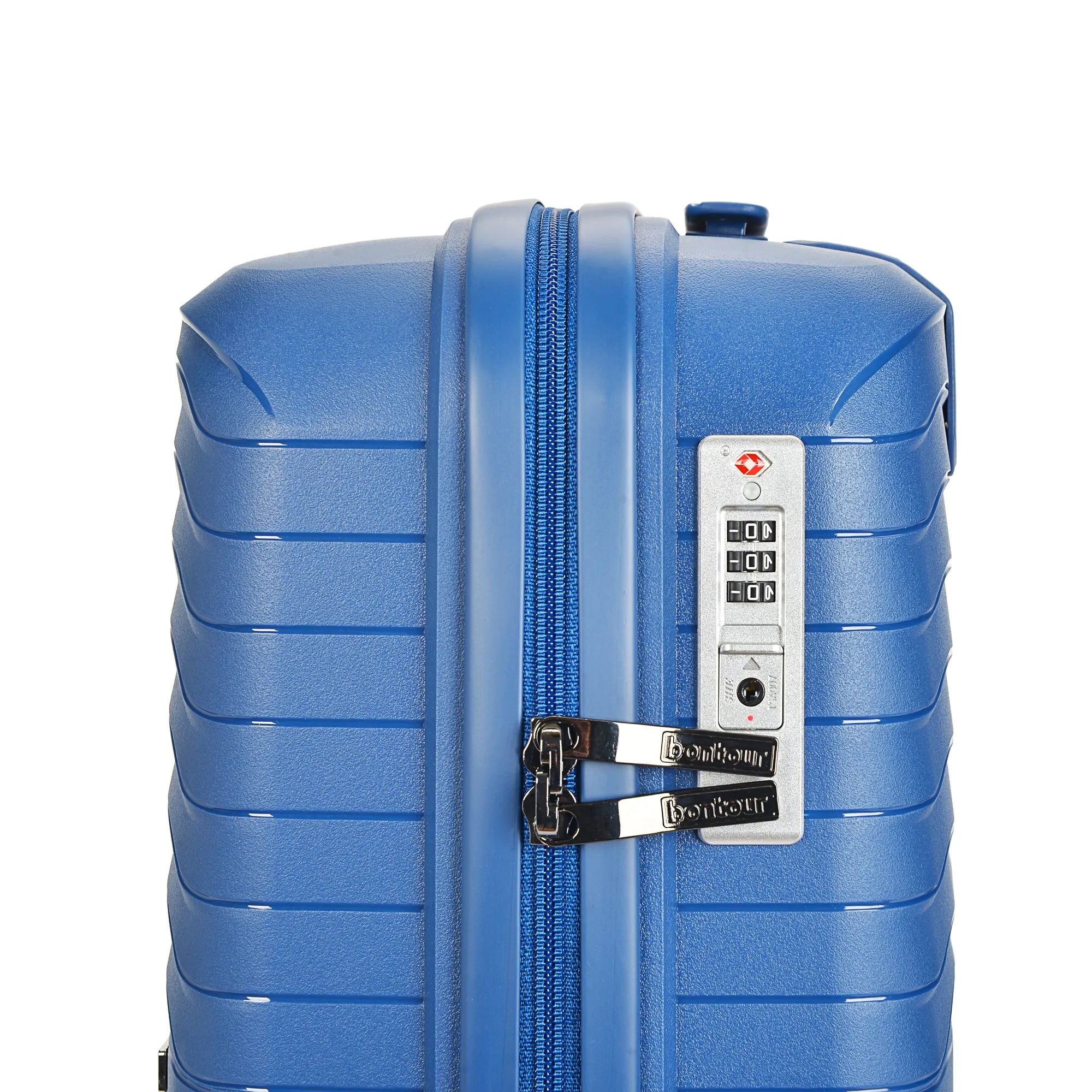 Bontour 'City' 4-wheeled suitcase with TSA lock, M Size 66x43x26 cm , blue