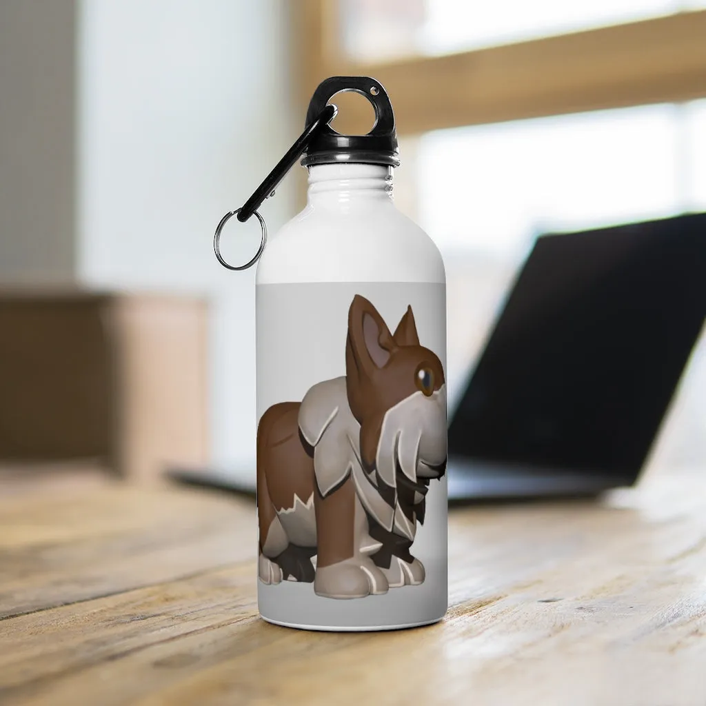 Brown Dog Stainless Steel Water Bottle