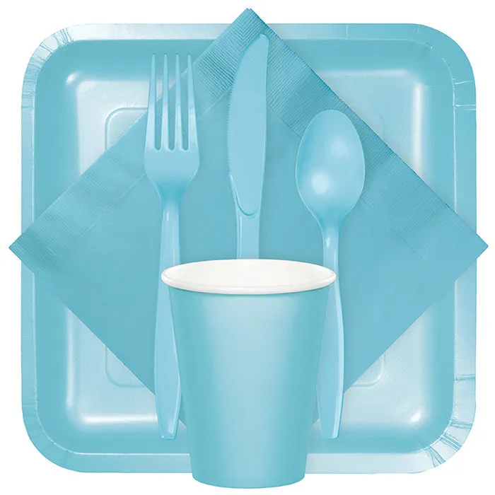 Bulk Pastel Blue Plastic Knives (288 per Case)