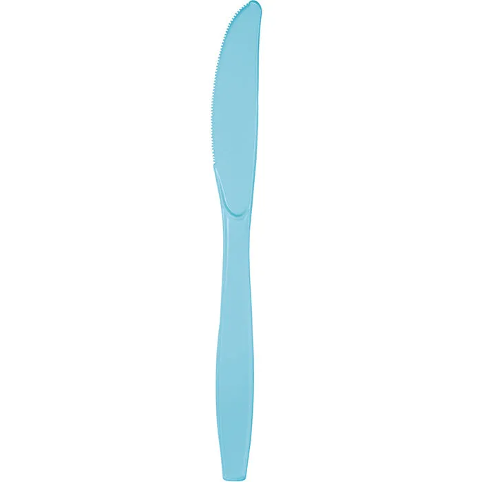 Bulk Pastel Blue Plastic Knives (288 per Case)
