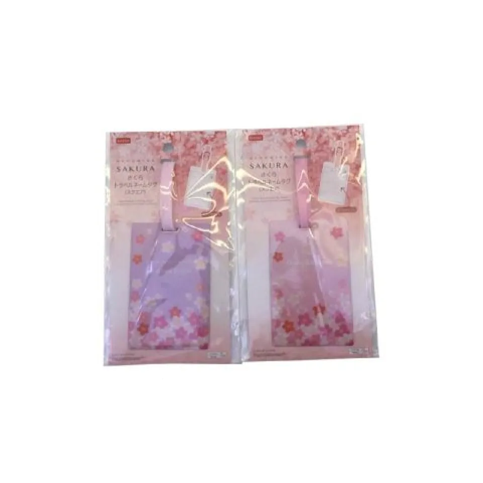 Cherry Blossom Name Tag Square