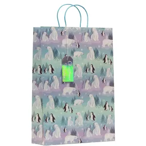 Christmas Polar Bear Celebration Extra Large Gift Bag