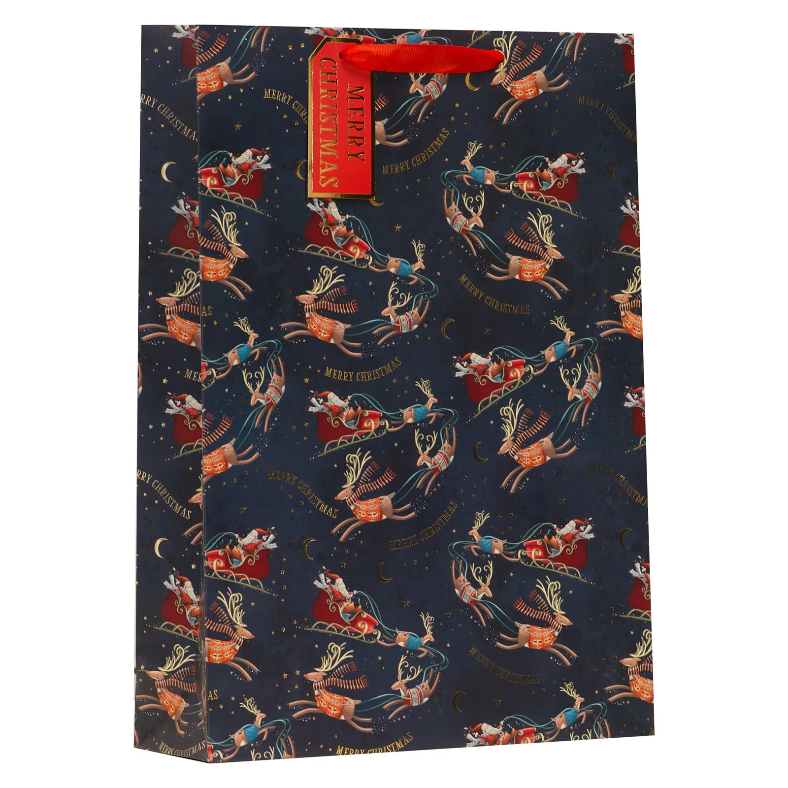 Christmas Santa's Flight Extra Large Gift Bag
