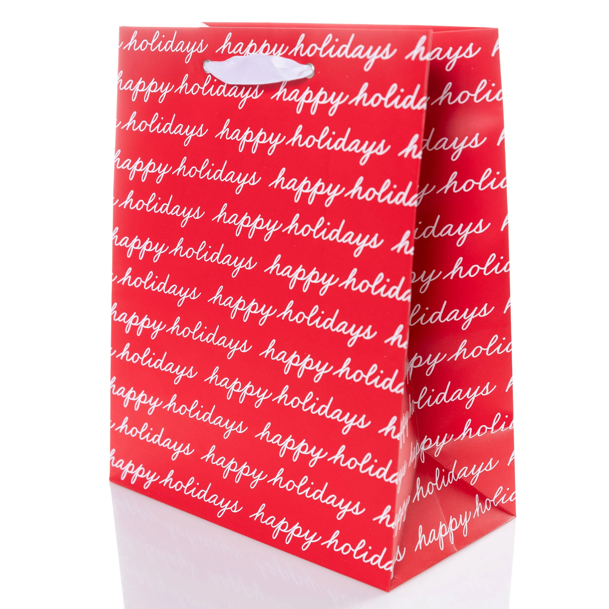 Classic Holiday Gift Bag & Tag Set