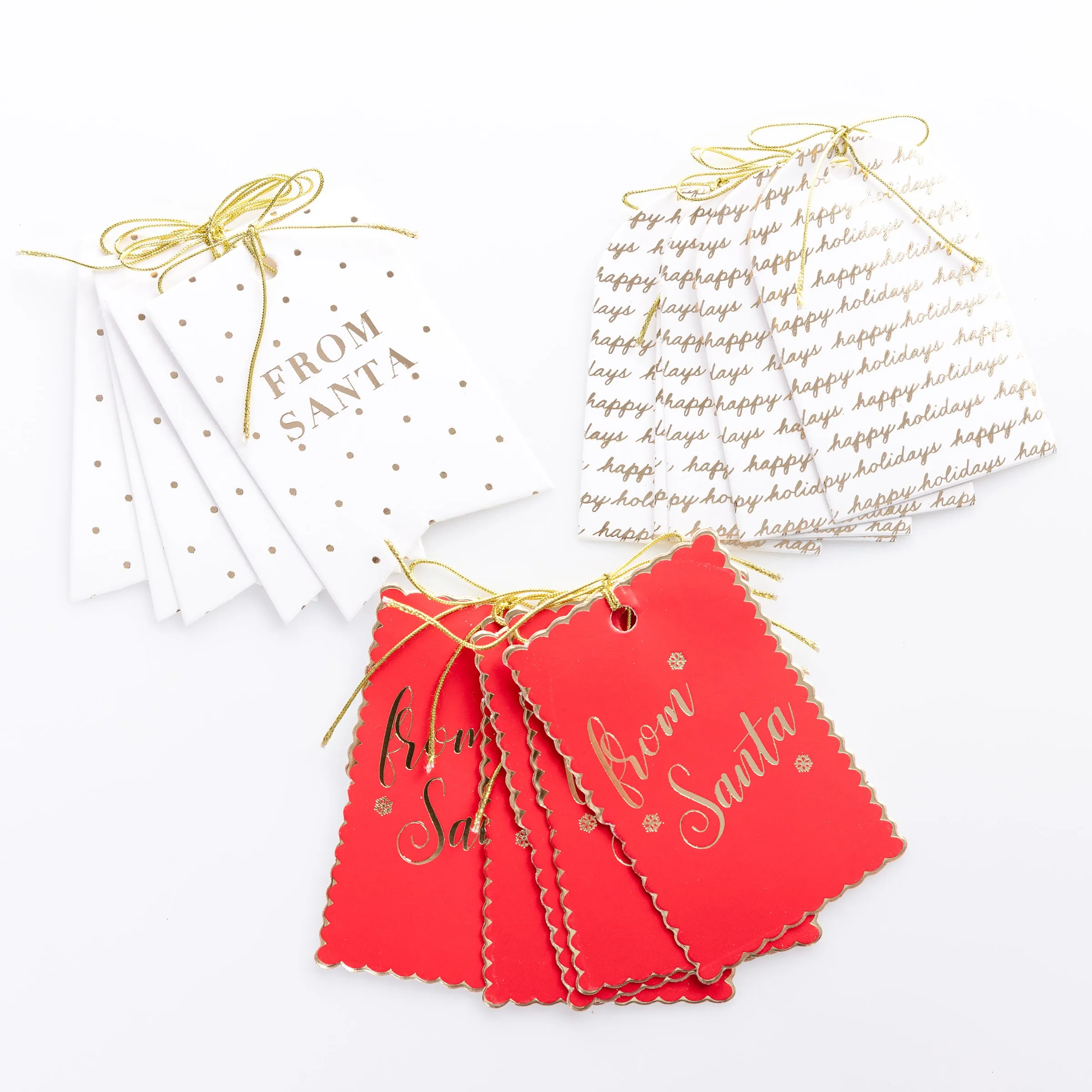 Classic Holiday Gift Bag & Tag Set