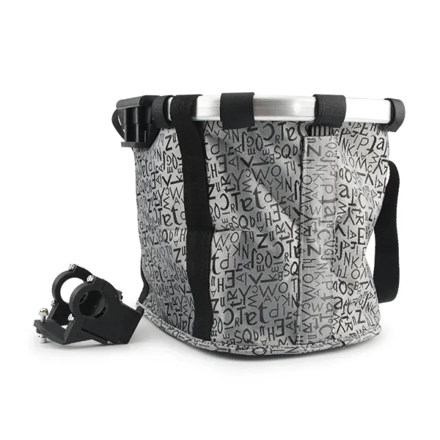 Cloth Bicycle Carrier Basket  Cat Travel Bike Carrier Basket For Small Dog Foldable Bike Bag