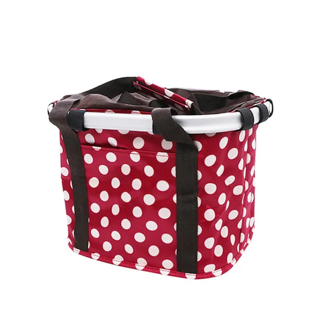 Cloth Bicycle Carrier Basket  Cat Travel Bike Carrier Basket For Small Dog Foldable Bike Bag