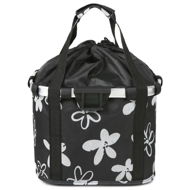 Cloth Bicycle Carrier Basket  Cat Travel Bike Carrier Basket For Small Dog Foldable Bike Bag
