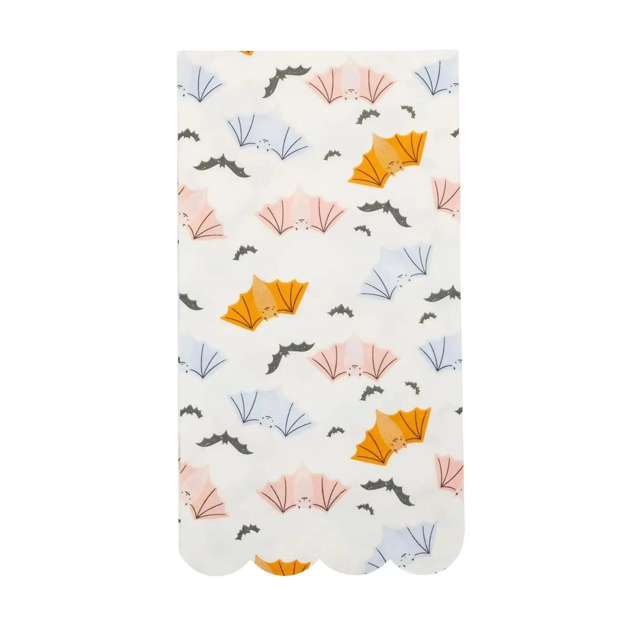 Colorful Bat Paper Party Napkins | Halloween | Set 24