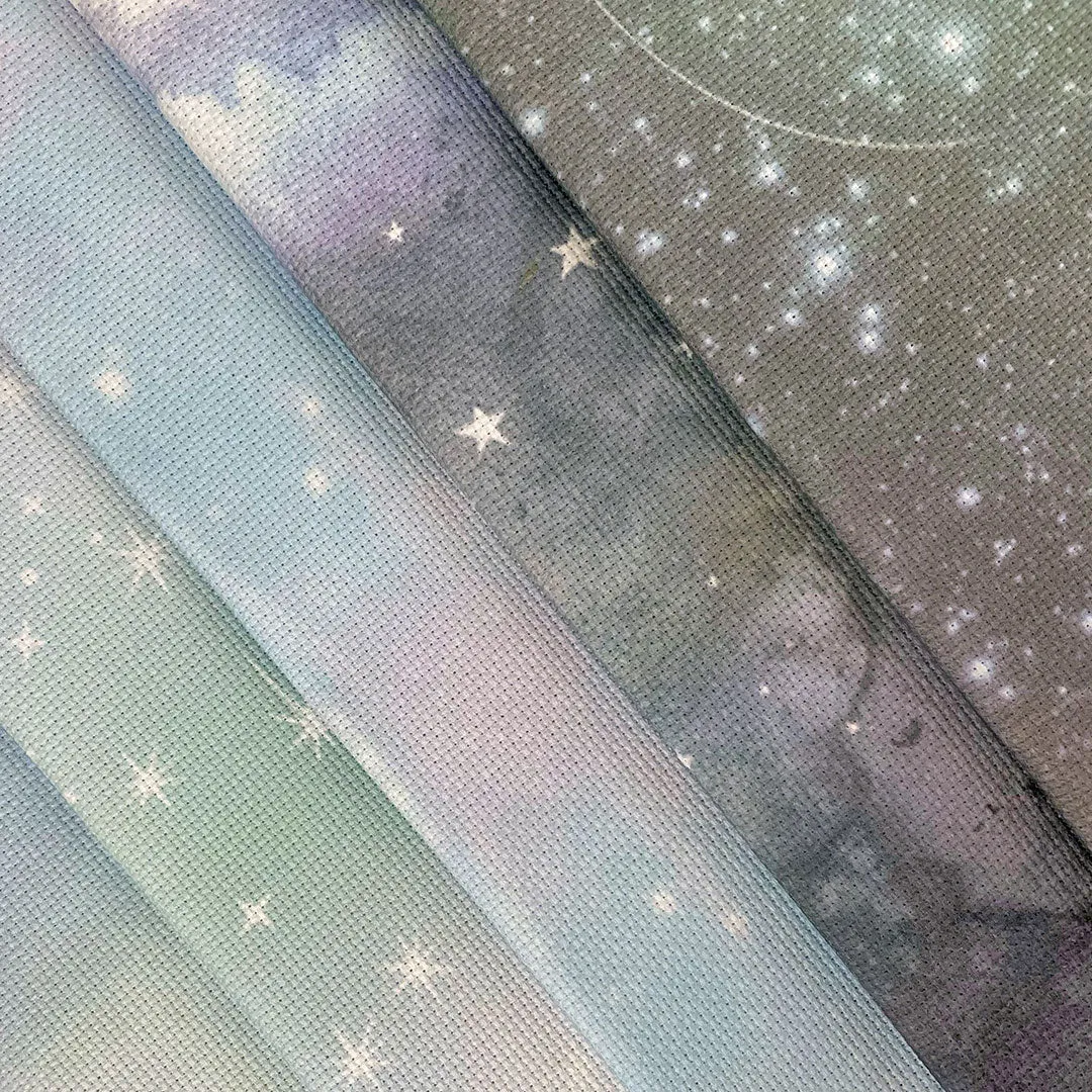 Cotton Candy Printed Cross Stitch Aida Fabric