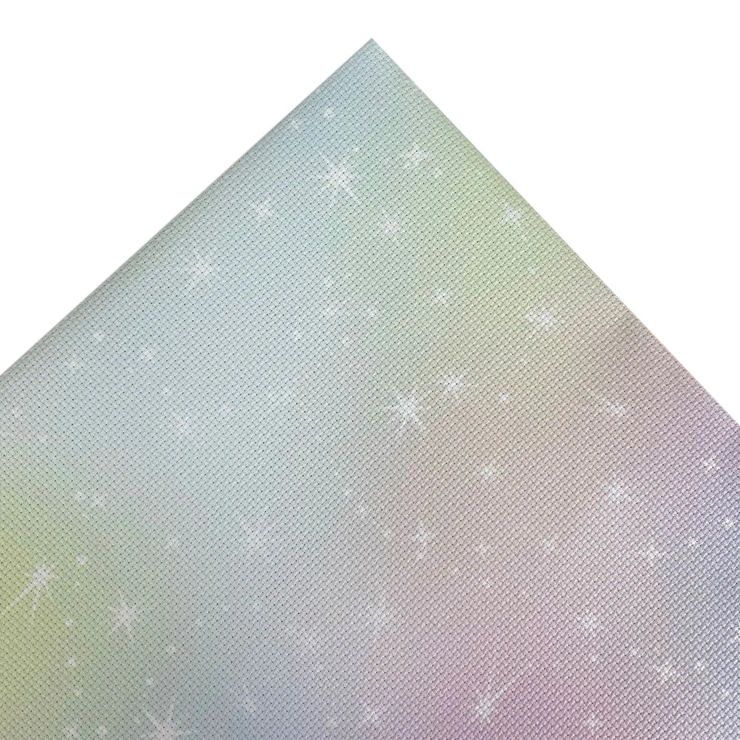 Cotton Candy Printed Cross Stitch Aida Fabric