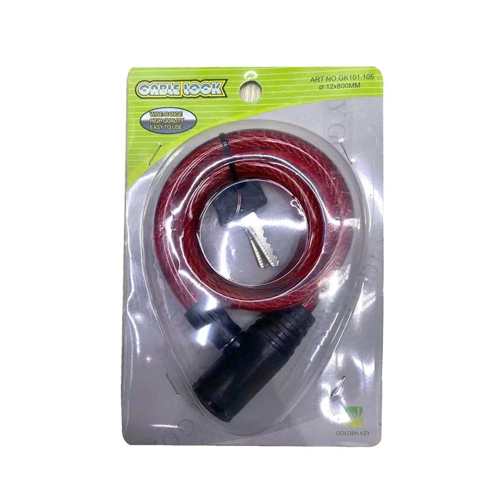 CRONY Ordinary bicycle electric bike lock Anti-Theft Steel Cable Lock for Bike