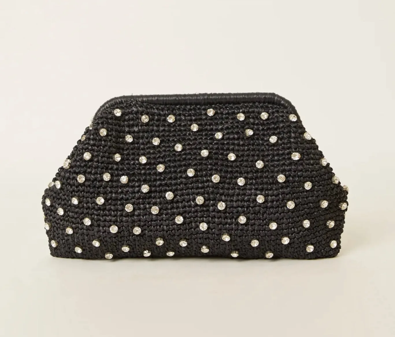 Crystal Clutch - Black