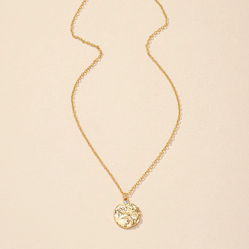 Custom Sunflower Pendant Necklace - Trendy Fashion Jewelry for Women in International Online Markets