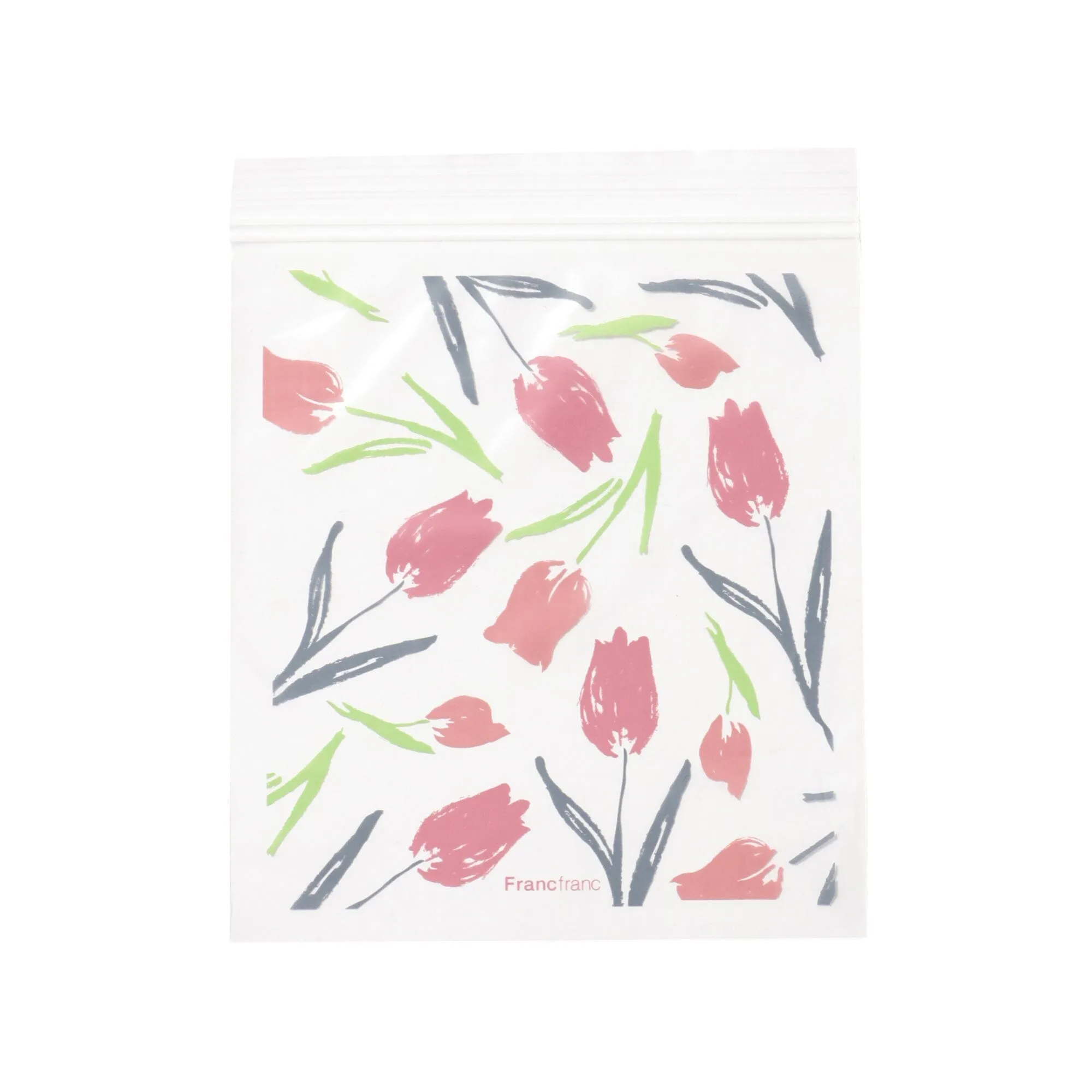 Double Zipper Bag S/M Tulip