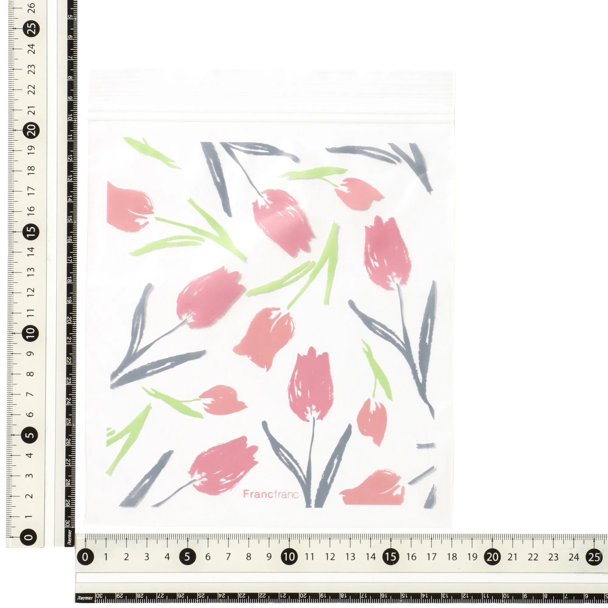 Double Zipper Bag S/M Tulip