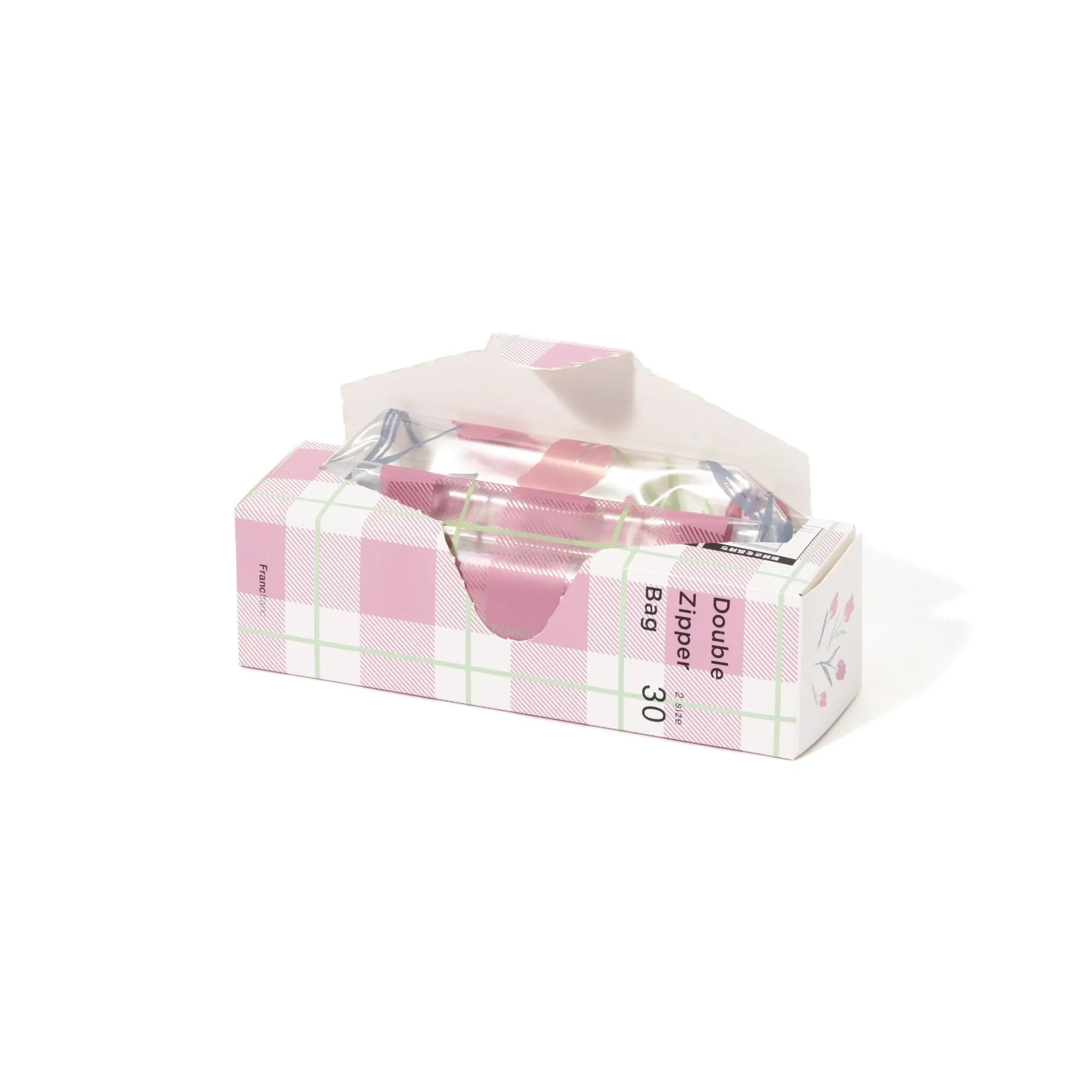 Double Zipper Bag S/M Tulip