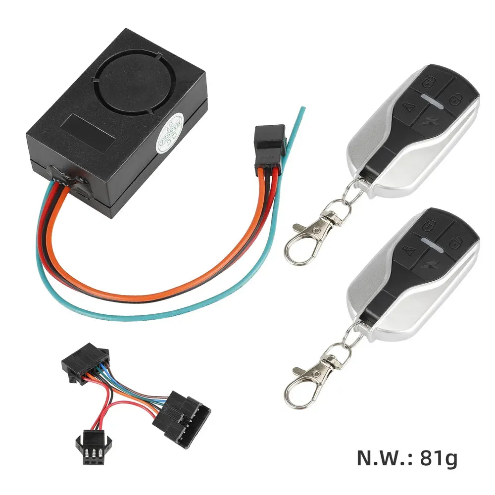 Electric Scooter AntiTheft Device Vibration Alarm System Waterproof Support Vehicle Search Function For Dualtron 36-72V