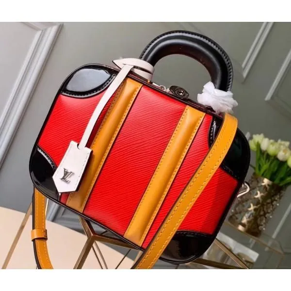 Epi Leather Mini Luggage Bag Red 2019