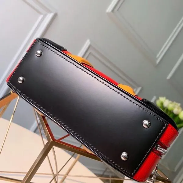 Epi Leather Mini Luggage Bag Red 2019