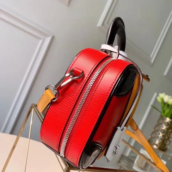 Epi Leather Mini Luggage Bag Red 2019