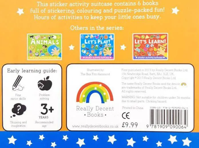 Fairy Tales Sticker Activity Suitcase