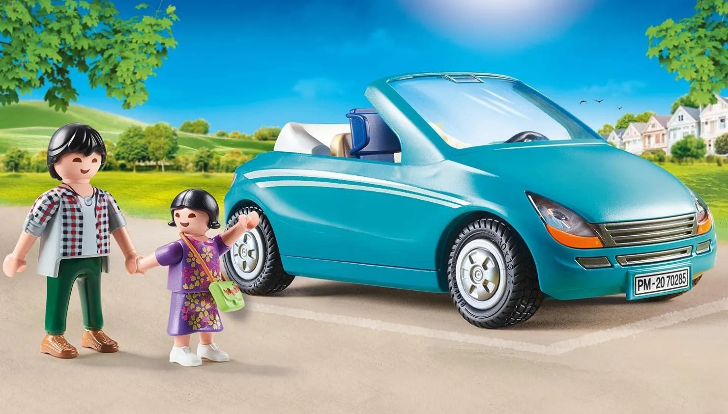 Family with Car