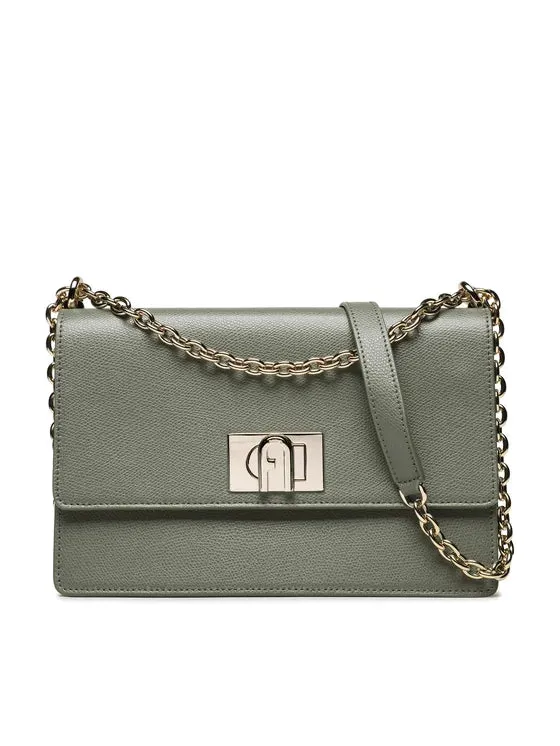 FURLA 1927 CROSSBODY BAG IN GREEN