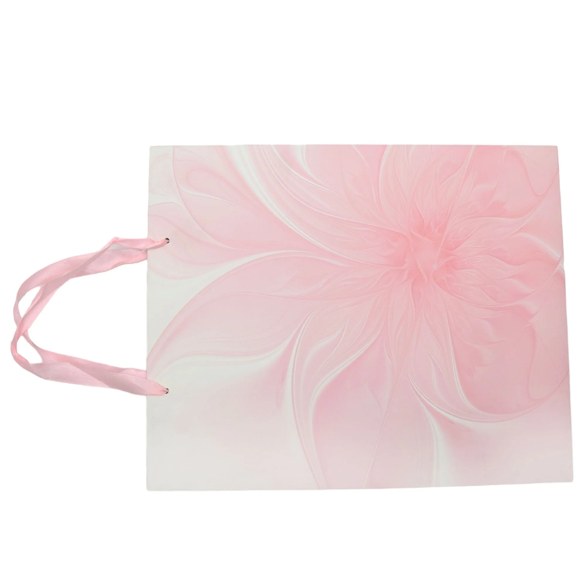 Gift Paper Bag Flower Print 26x32cm Medium