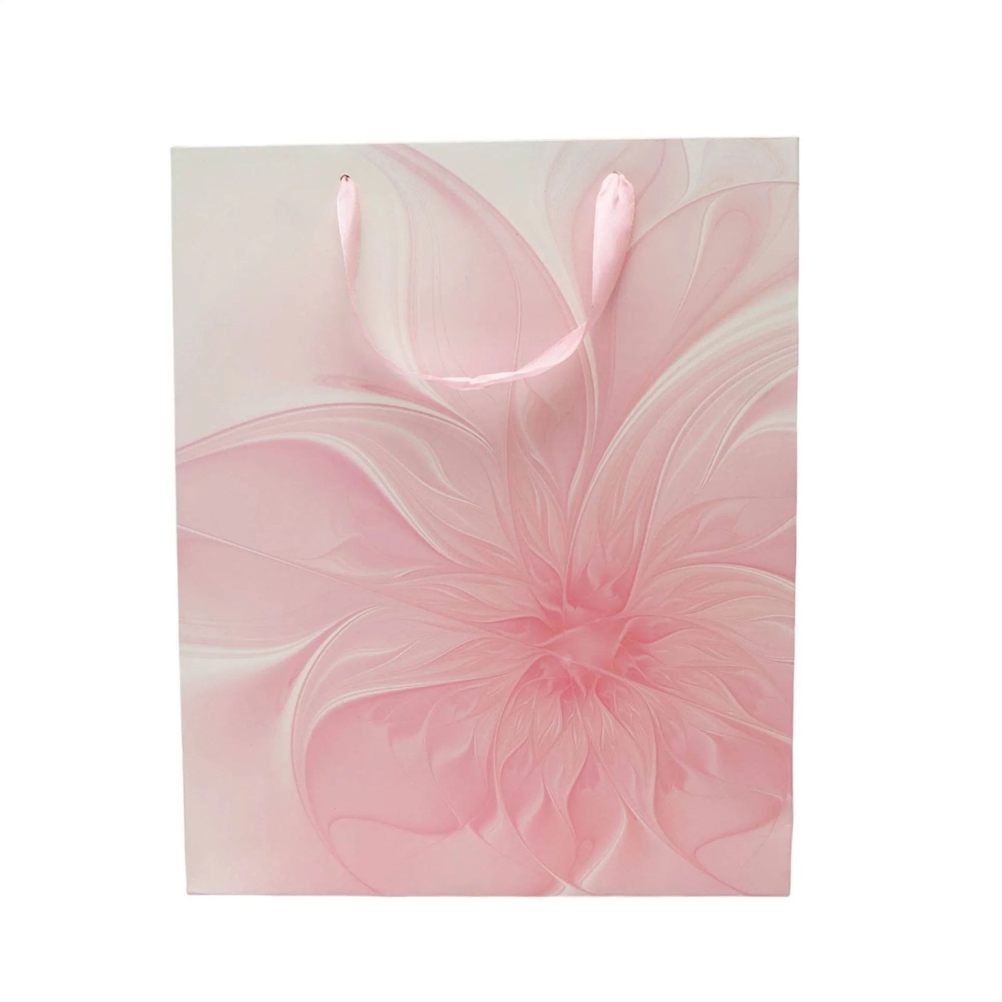 Gift Paper Bag Flower Print 26x32cm Medium