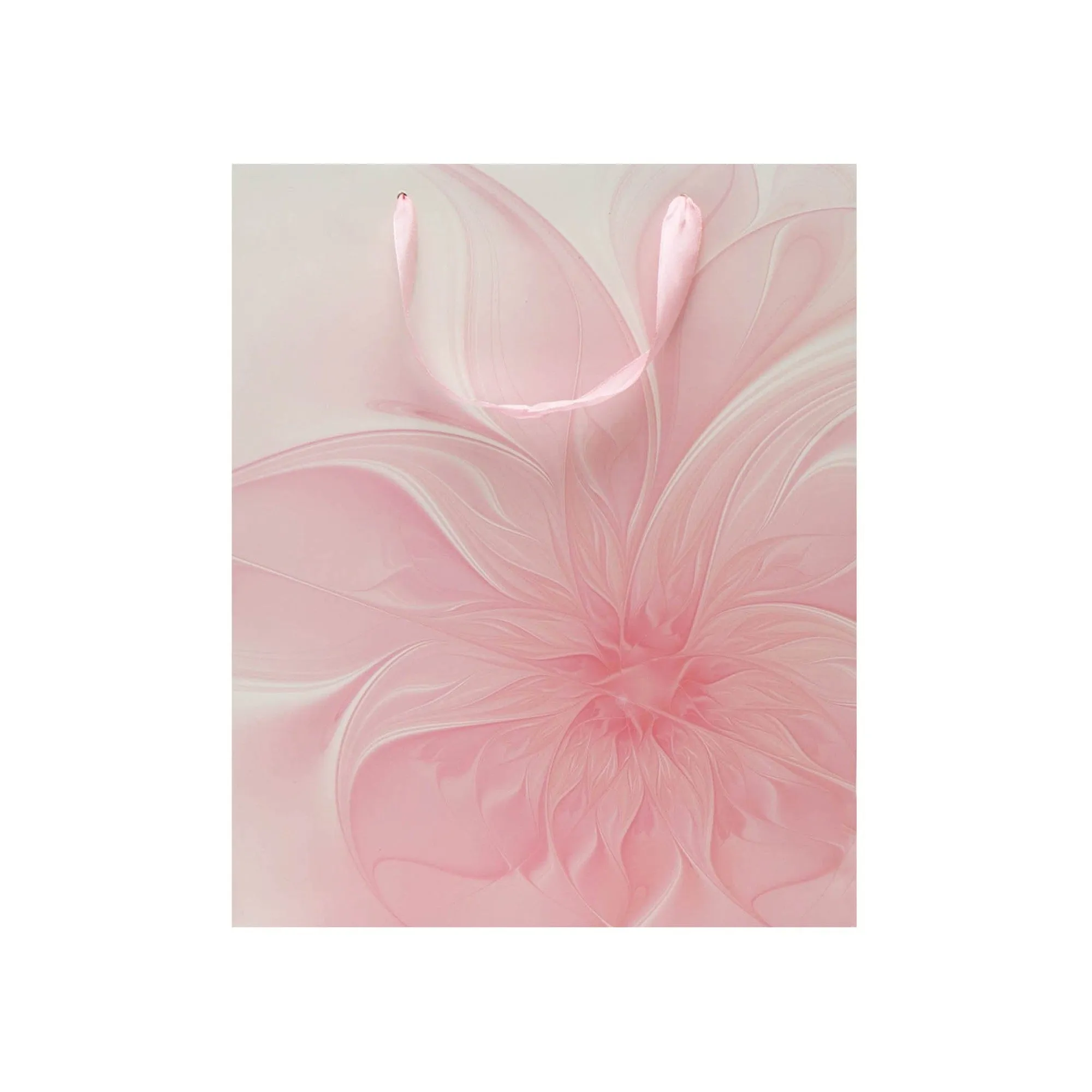 Gift Paper Bag Flower Print 26x32cm Medium