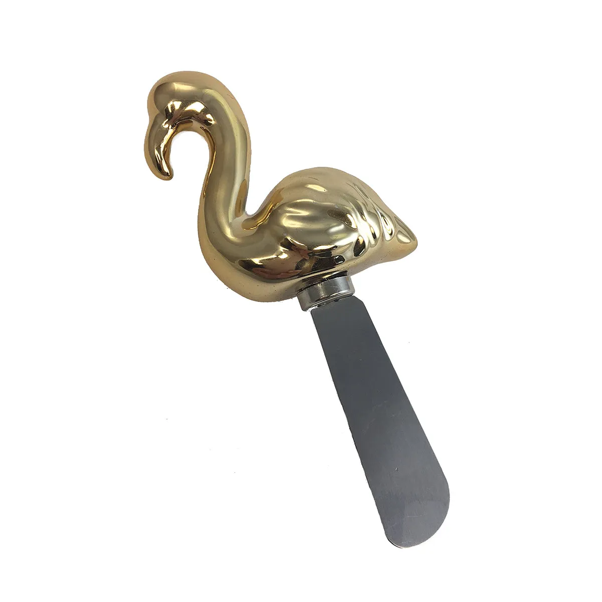 Gold Flamingo Spreaders, Set of 4