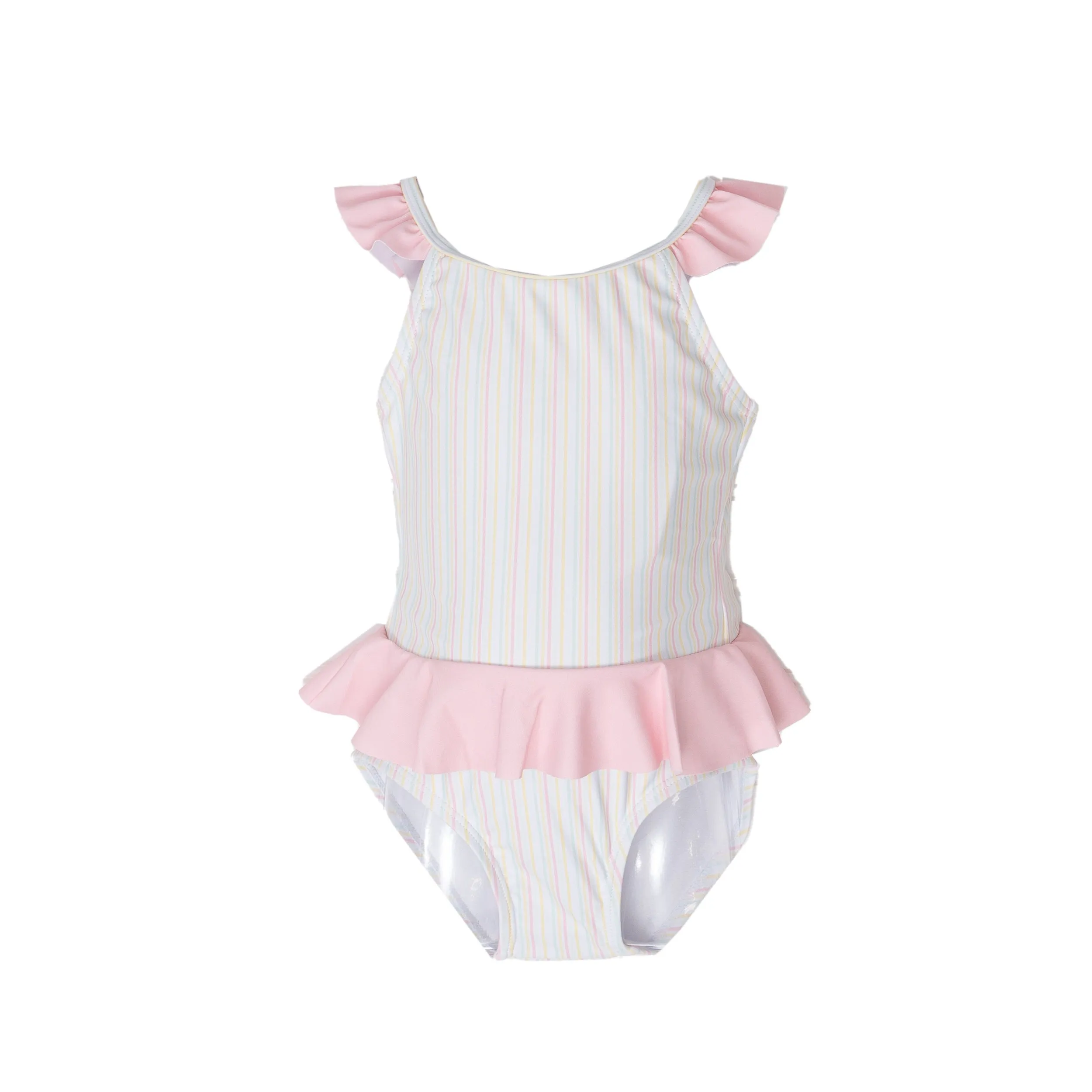Grand Lagoon Pastel Stripe One-Piece Swimsuit