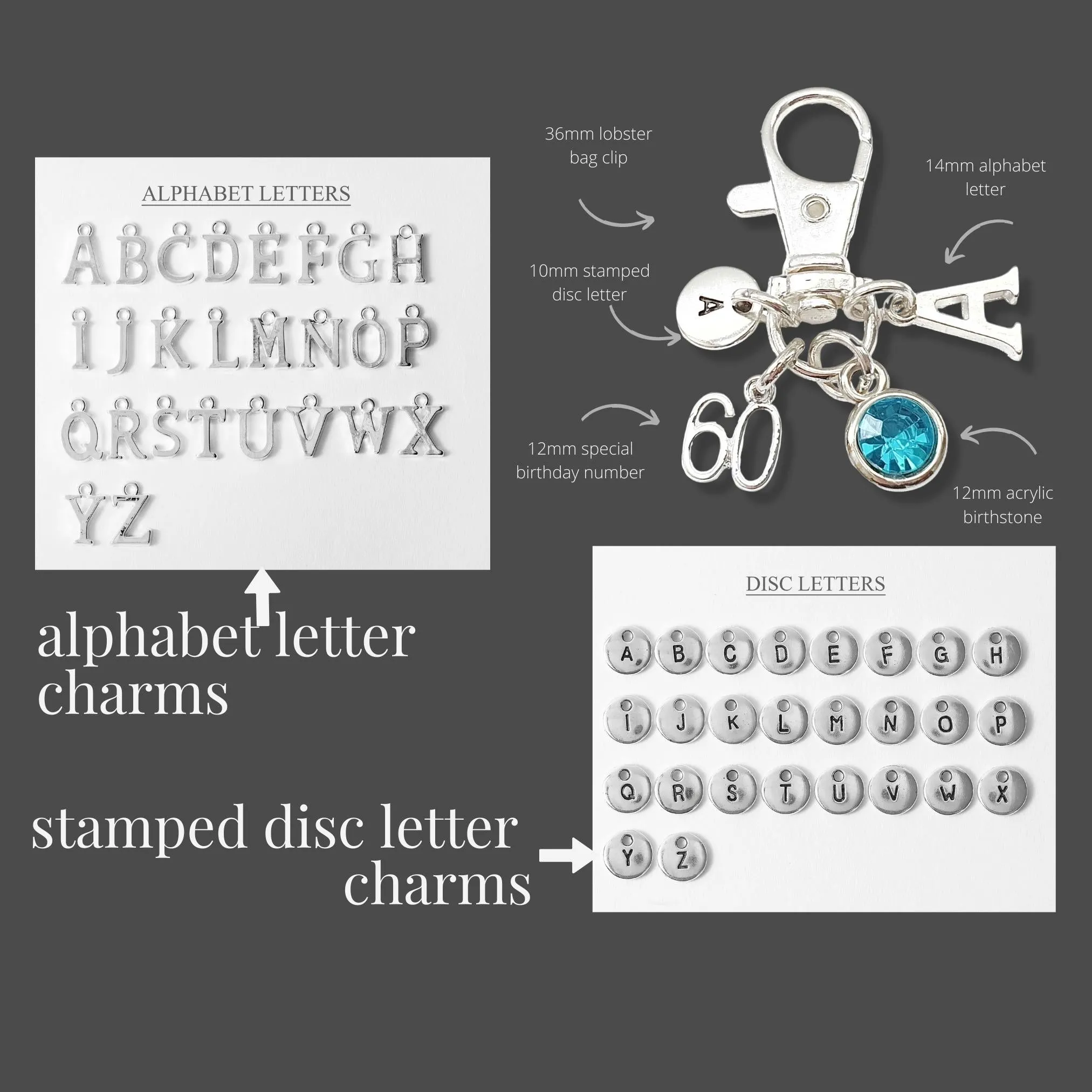 I Love You Bag Clip - Silver