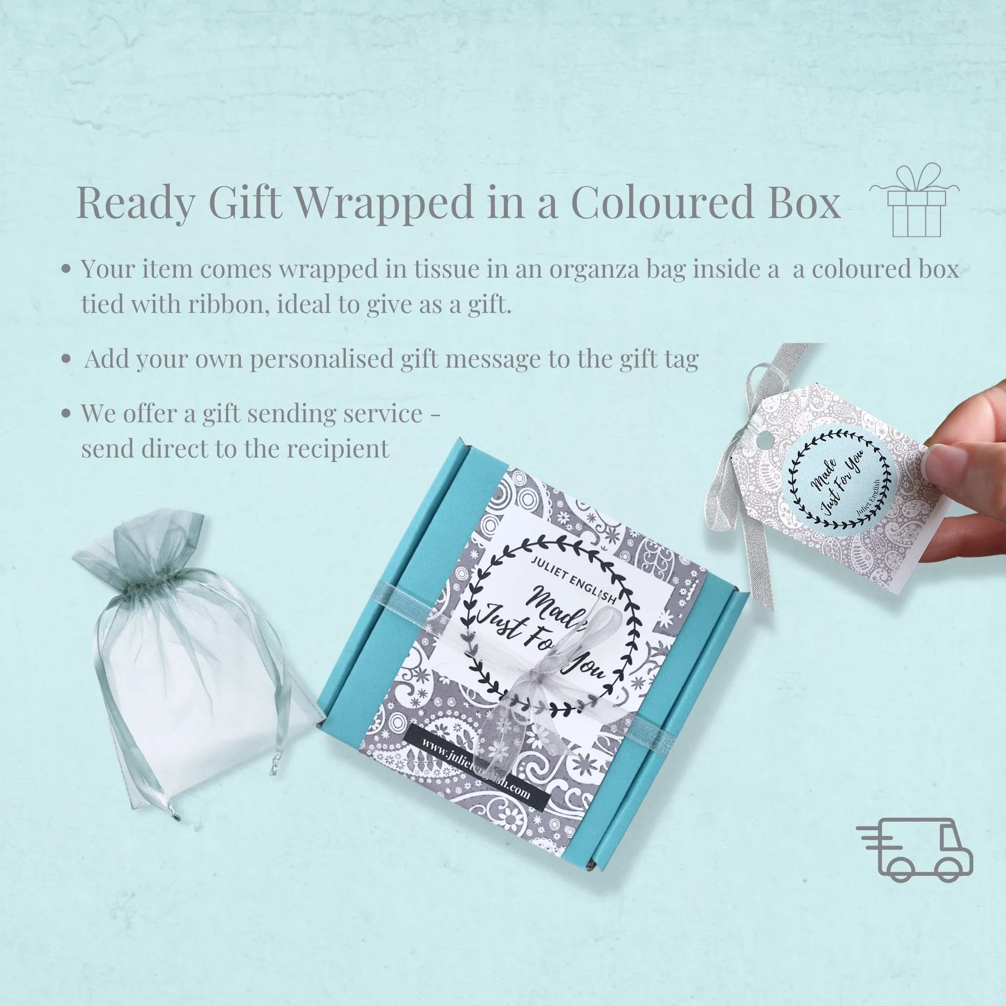I Love You Bag Clip - Silver
