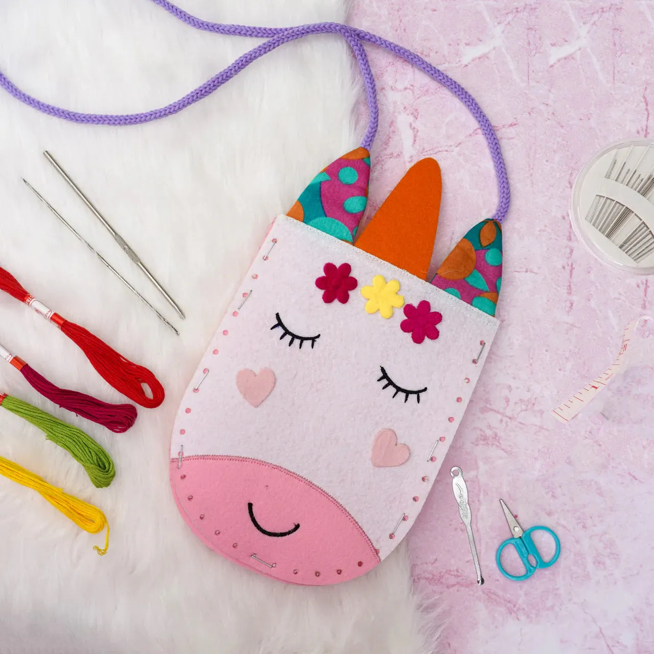 ILEARNNGROW DIY Sewing Art & Craft Kit Bundle - Learn and Create Six Charming Project