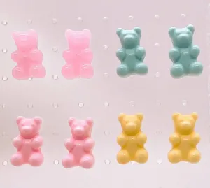 Instant Shipping! Gummi Bear Stud Earrings (4 Colors)