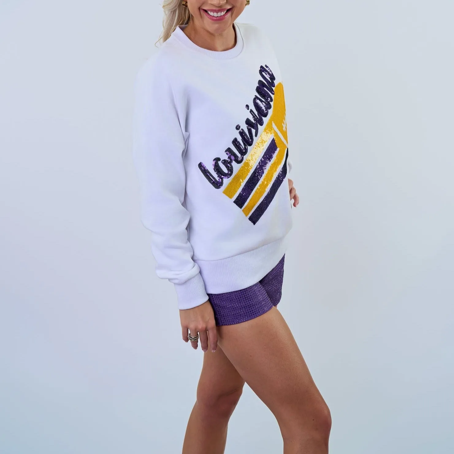 Louisiana Flying Football Sweatshirt