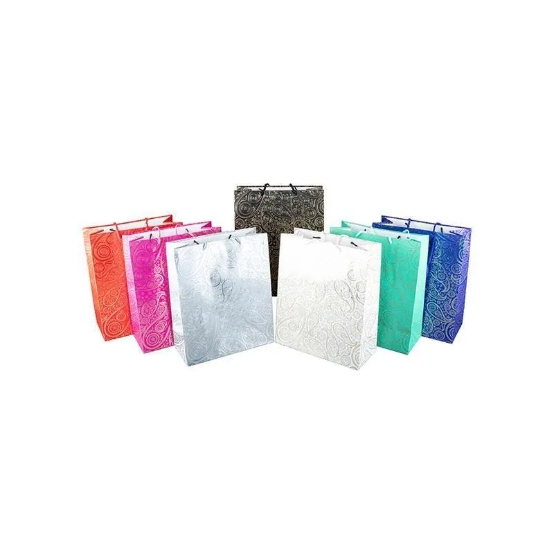 Luxury Paisley Medium Gift Bag - 23cm x 18cm x 10cm
