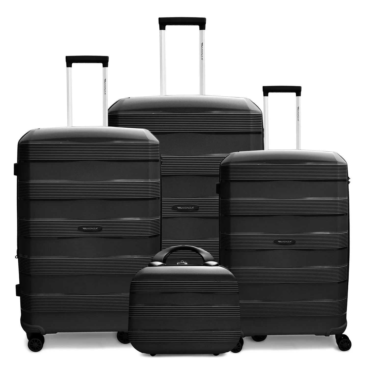 Monza Linex 360° Pp Luggage  3Pc (20/24/28") 1 Free Beauty Case